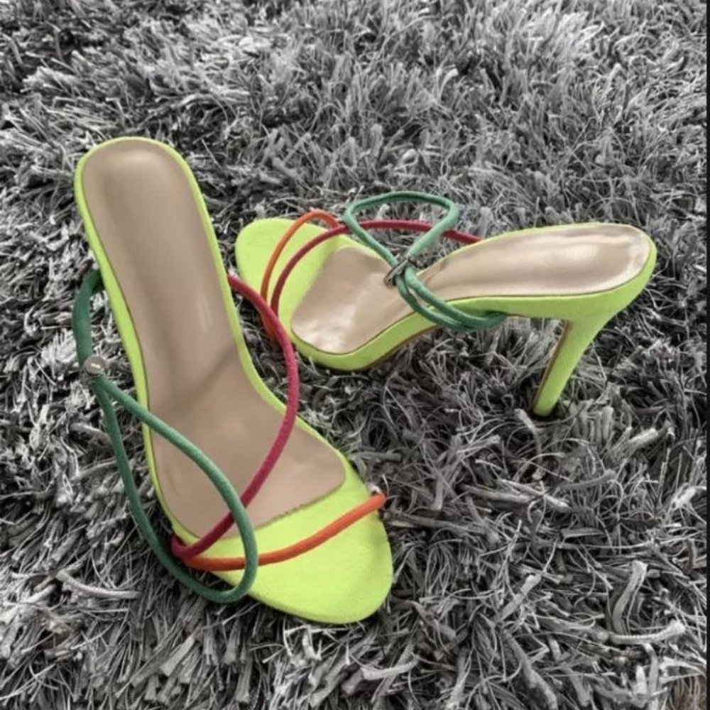 Neon heels